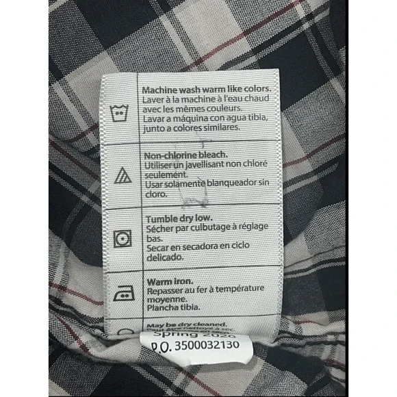 Carhartt Relaxed Fit Short Sleeve Button Down Plaid Shirt Men's Size 2XL - Picture 13 of 16